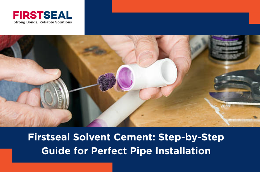 Firstseal Solvent Cement: Step-by-Step Guide for Perfect Pipe Installation