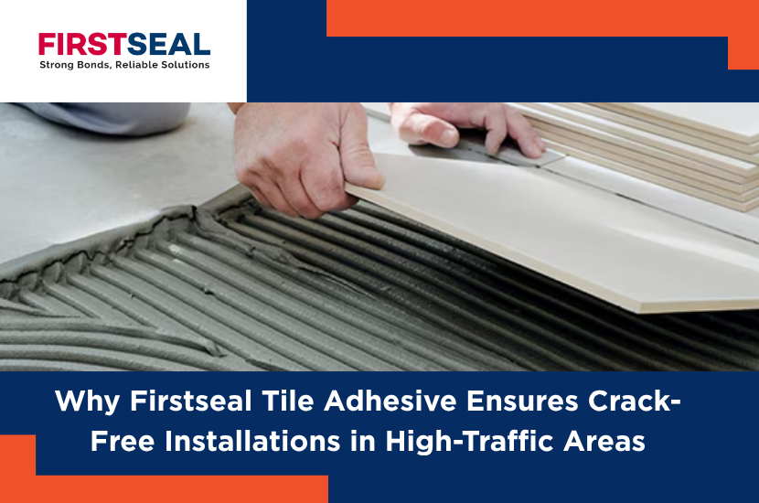 Why Firstseal Tile Adhesive Ensures Crack-Free Installations in High-Traffic Areas
