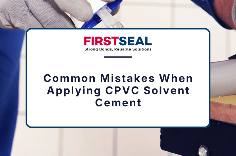 Common Mistakes When Applying CPVC Solvent Cement
