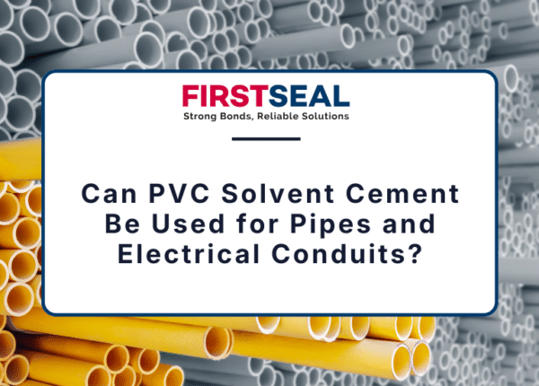Can PVC Solvent Cement Be Used for Pipes and Electrical Conduits?